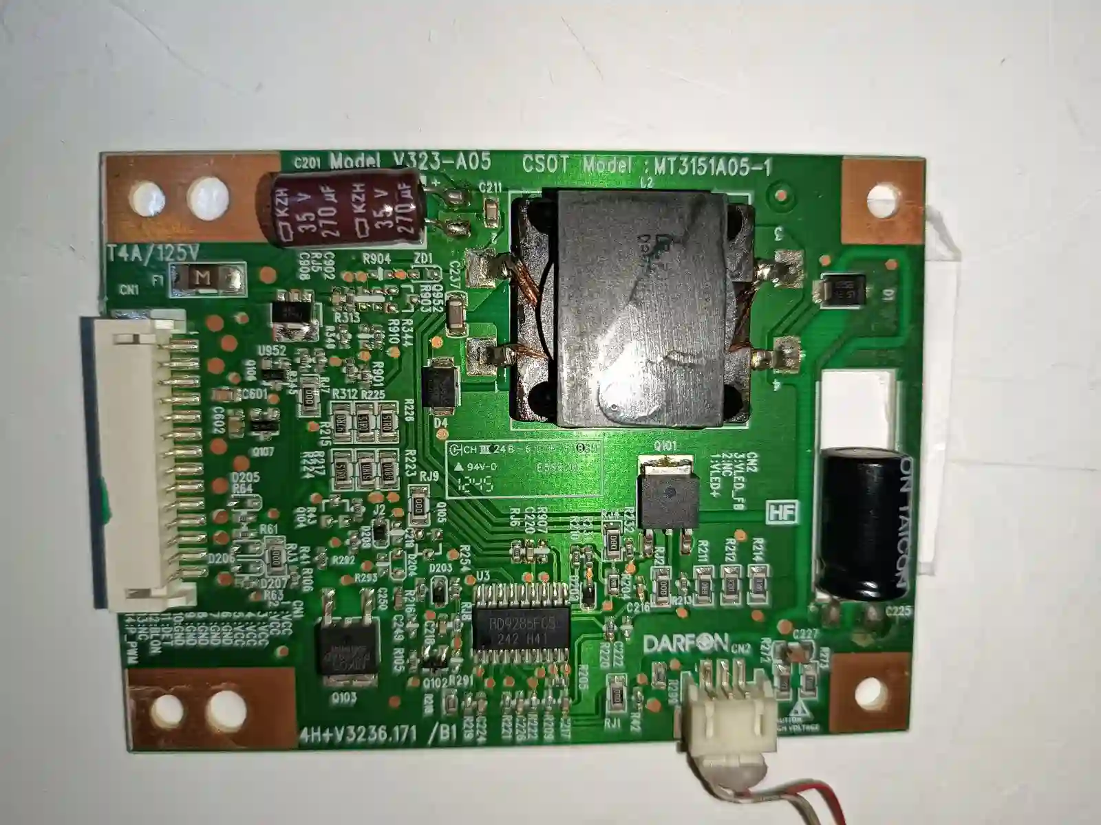 4H+V3236.171 /B1 , V325-A05 , MT3151A05-1 DARFON LED DRIVER BOARD