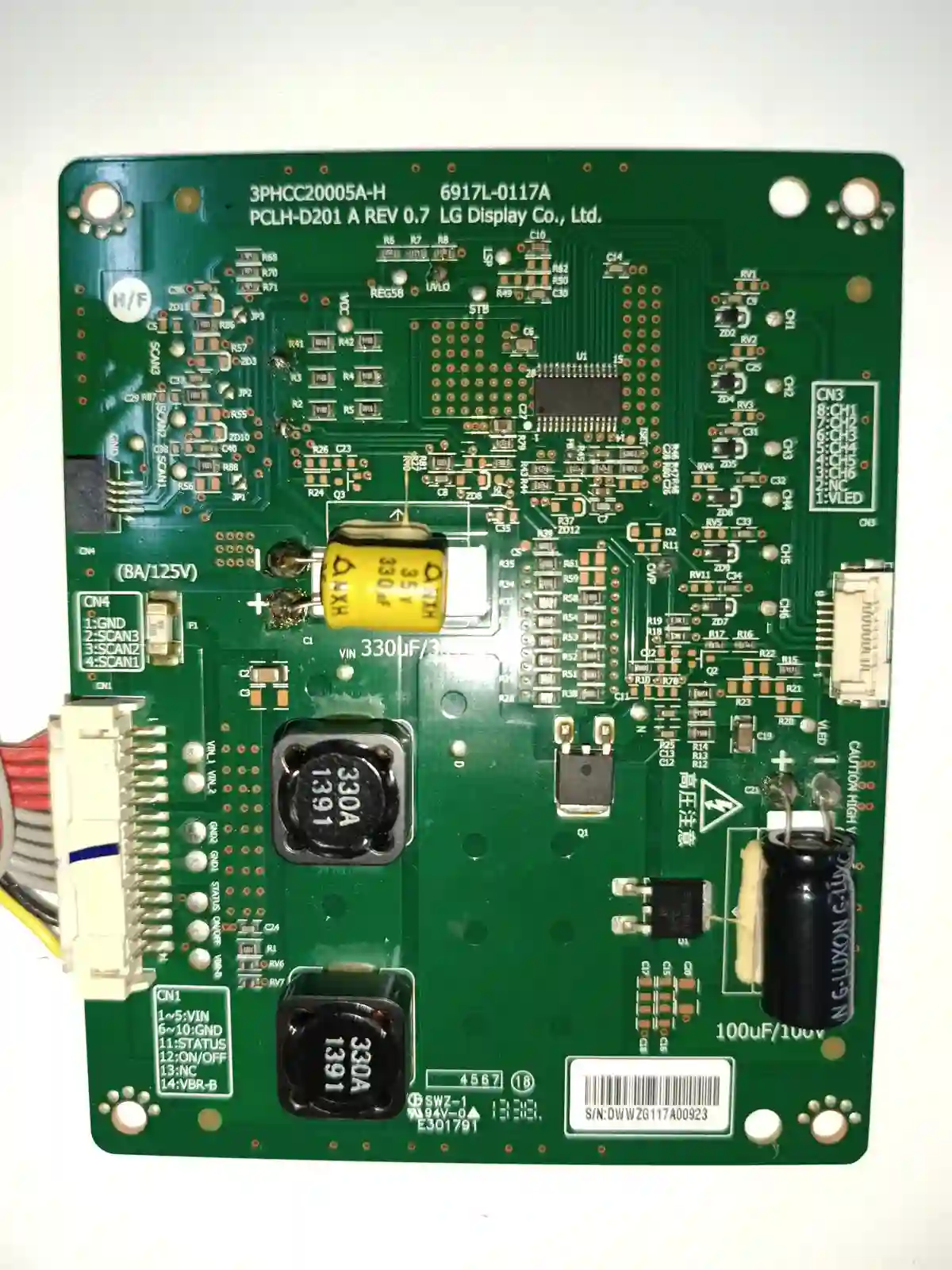 6917L-0117A , 3PHCC20005A-H , PCLH-D201 A LG LED DRIVER BOARD