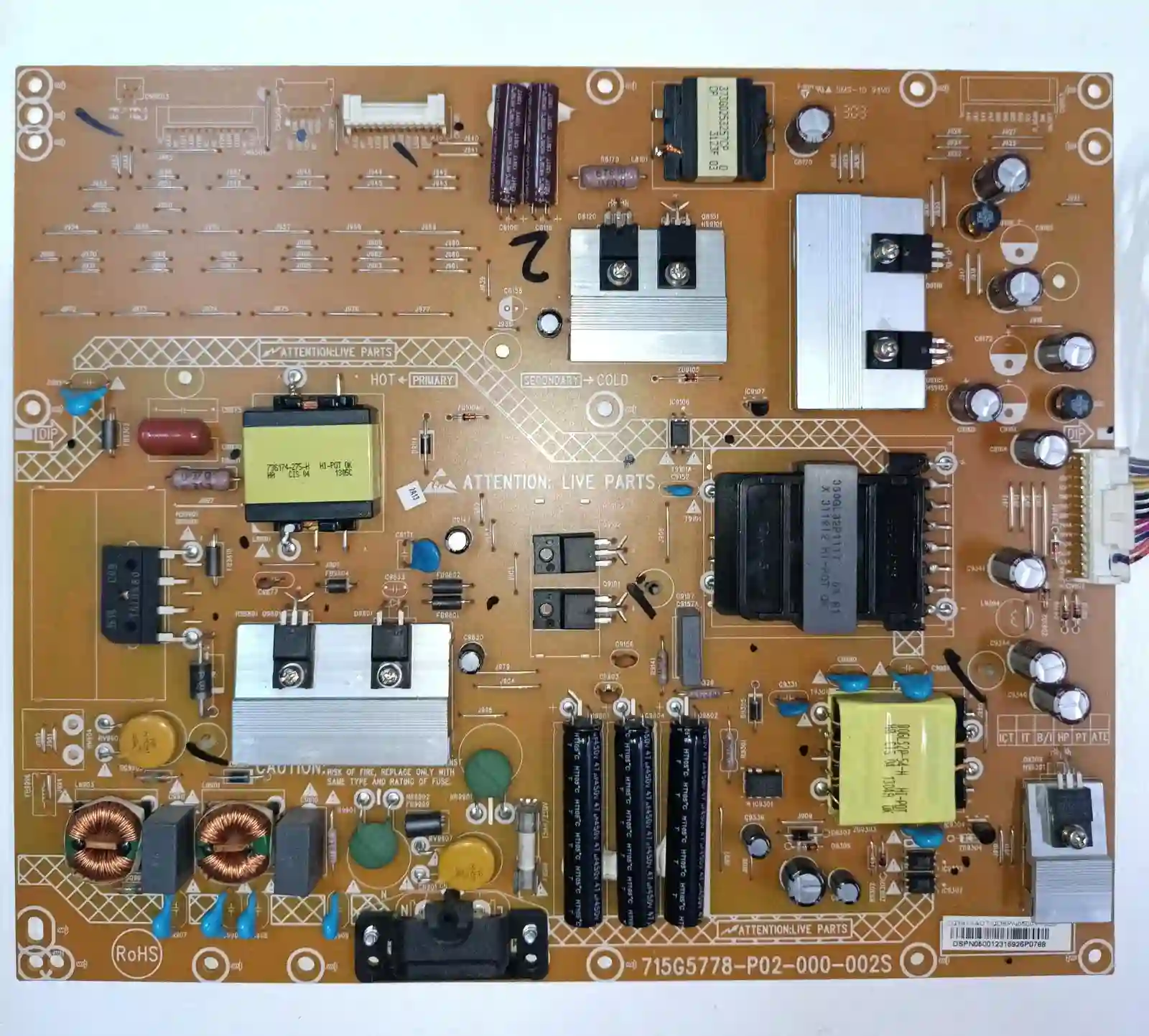 715G5778-P02/P01-000-002S , P03-W21-002M PHILIPS POWERBOARD