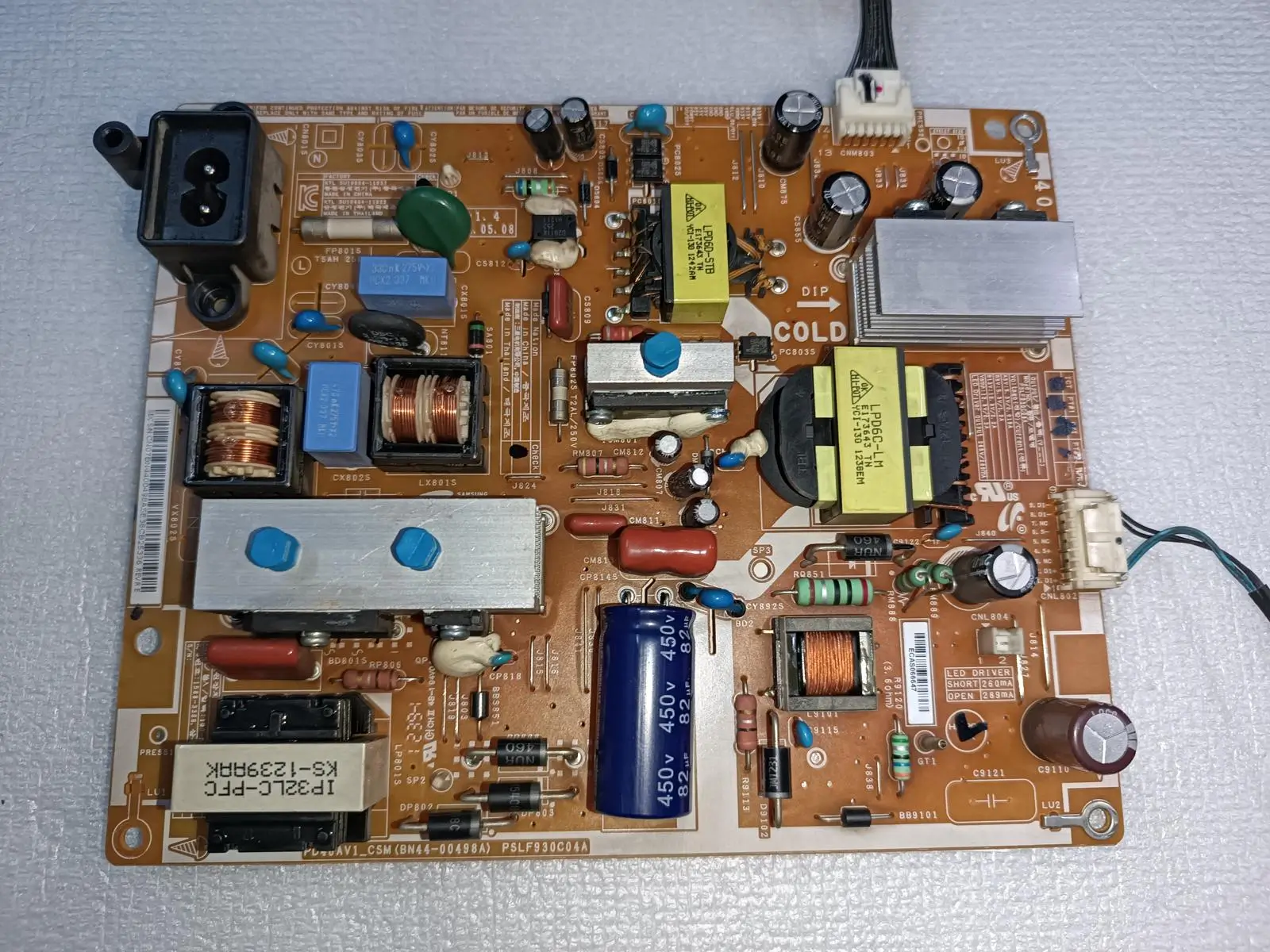 BN44-00498A SAMSUNG POWERBOARD