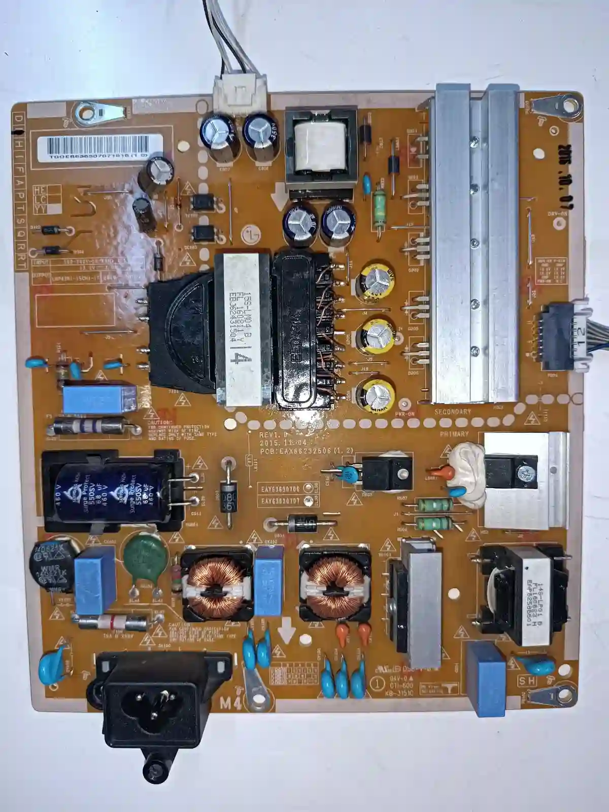EAX66232506 (1.2) , EAX66232501 (1.6) LG POWERBOARD