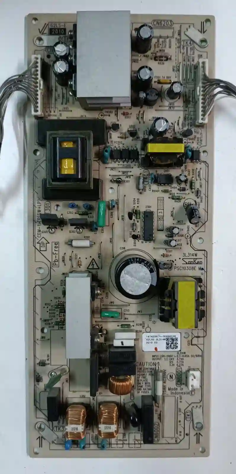 PSC10308E M , PSC10308D M , G2LSD 3L314W SONY POWERBOARD