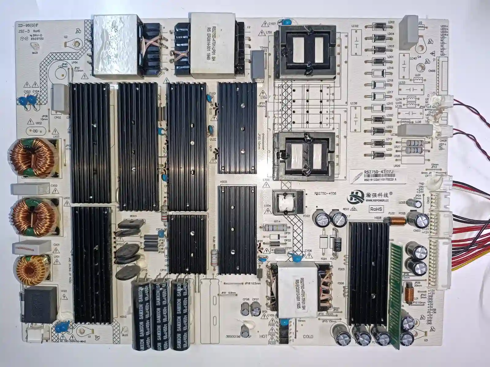 RS275D-4T07 , ZD-95(G)F RS POWERBOARD
