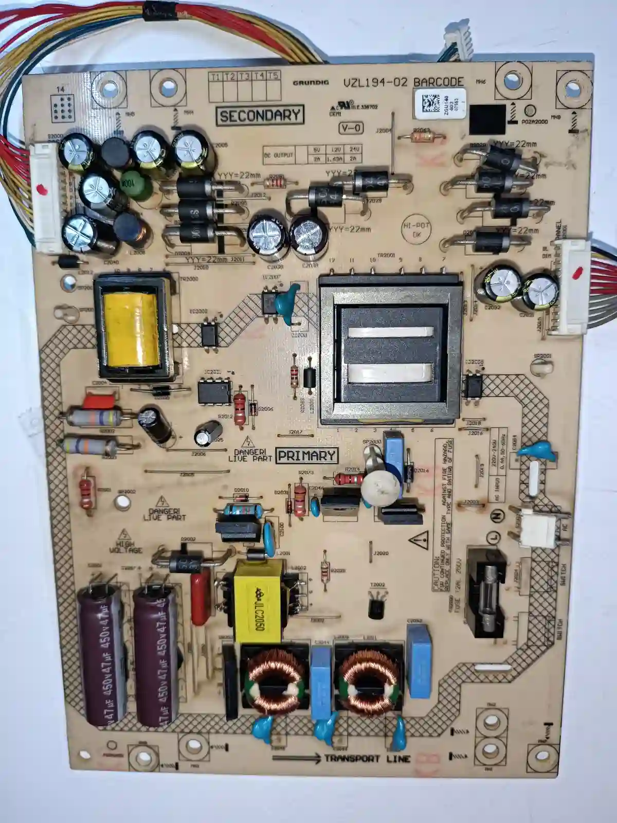 VZL194-02 ARCELIK-BEKO POWERBOARD