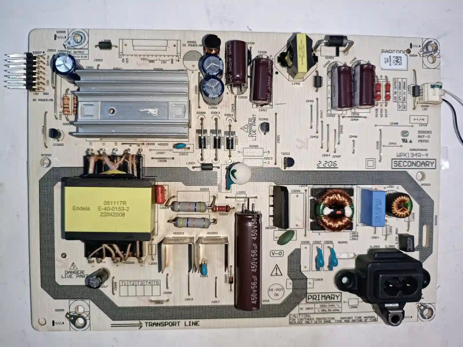 WPK194R-4 ARCELIK-BEKO-GRUNDIG POWERBOARD