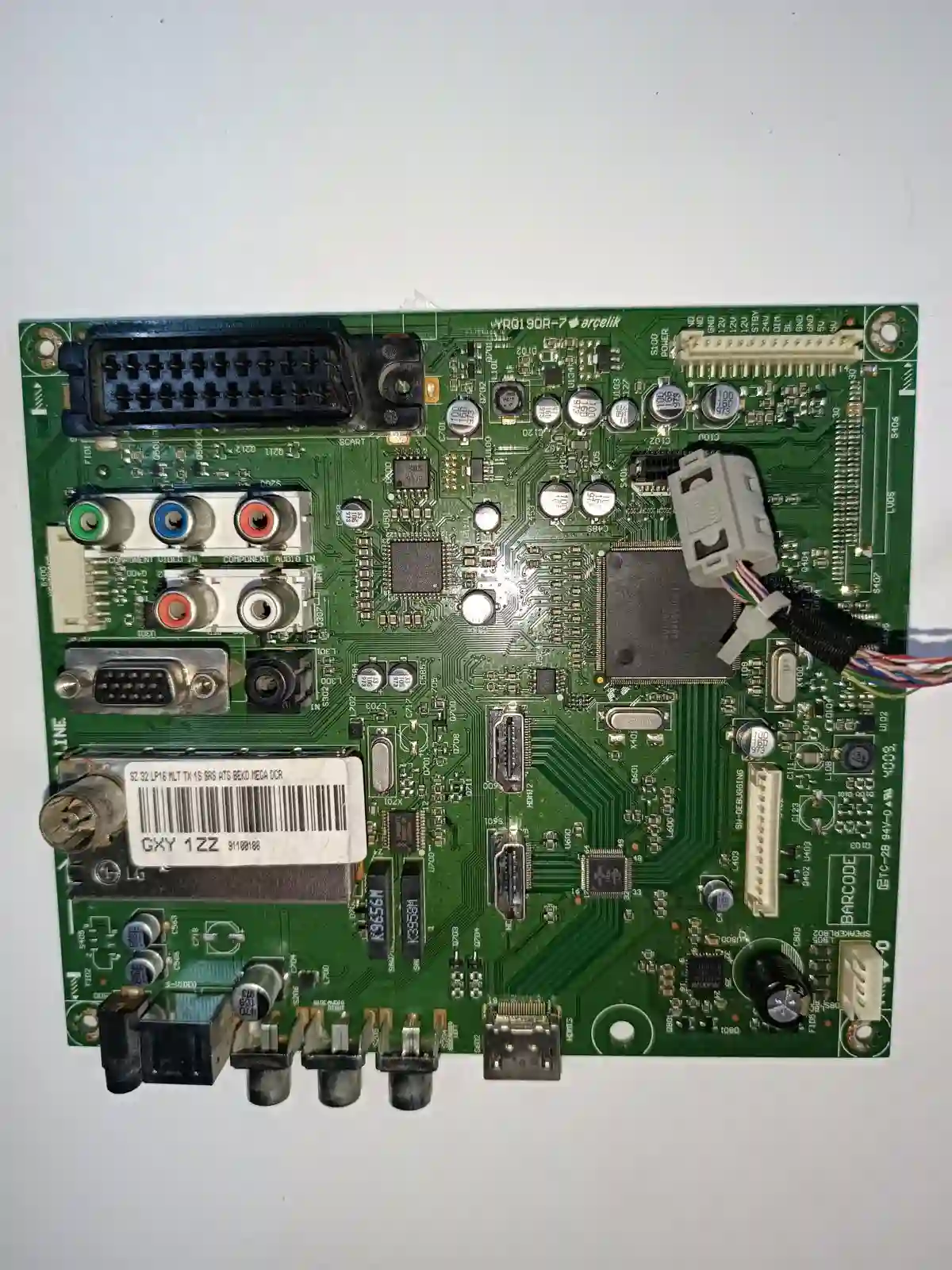 YRQ190R-7 ARCELIK-BEKO ANAKART