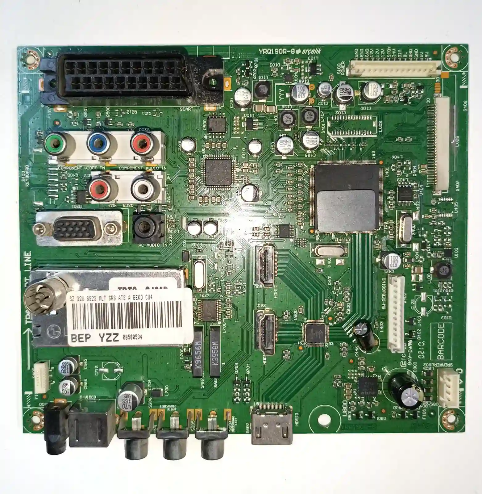 YRQ190R-8 ARCELIK-BEKO-GRUNDIG ANAKART