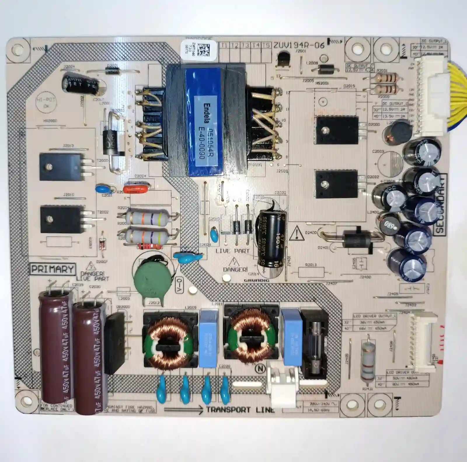 ZUV194R-06 ARCELIK-BEKO-GRUNDIG-ALTUS POWERBOARD
