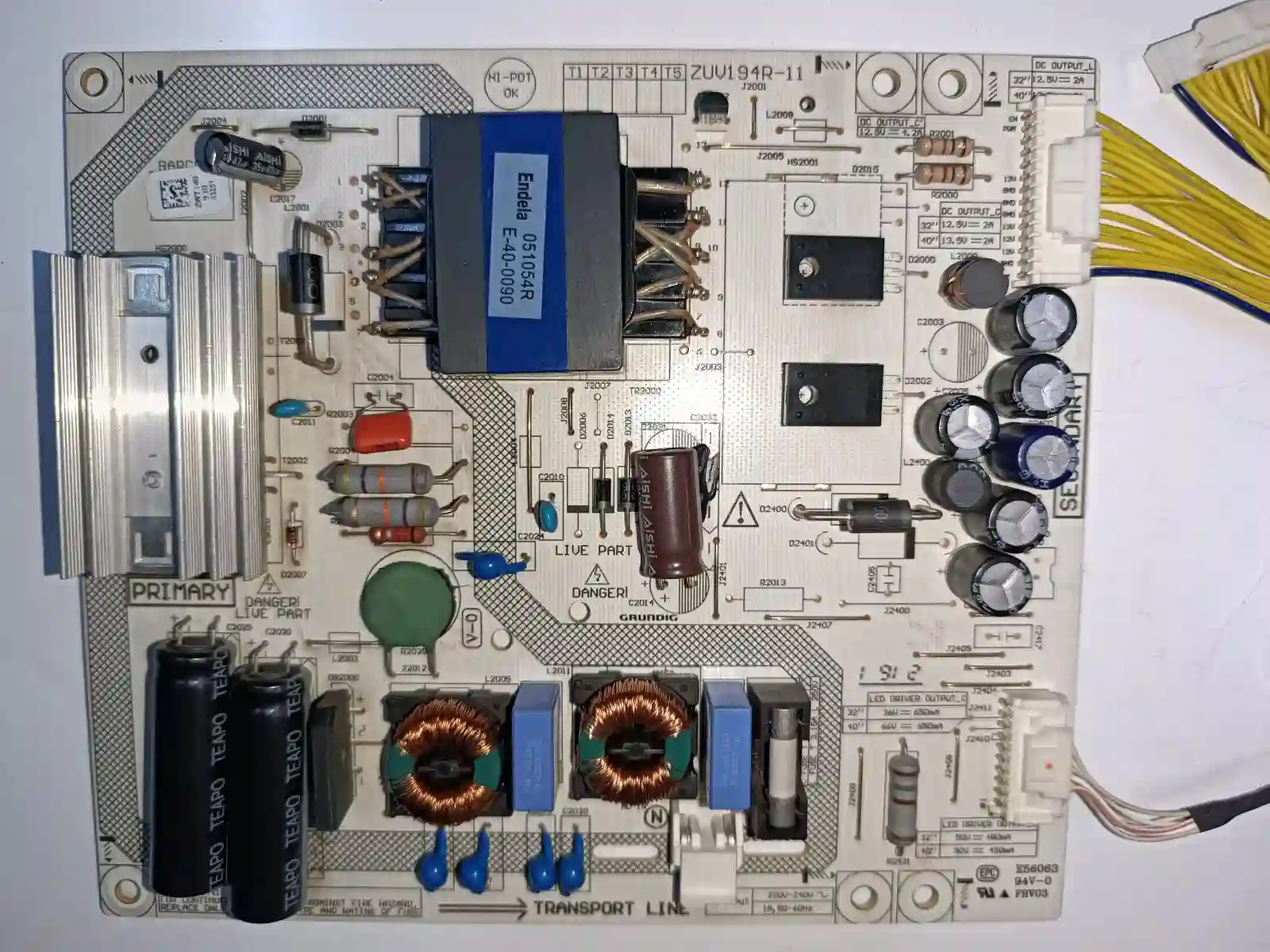 ZUV194R-11 ARCELIK-BEKO POWERBOARD