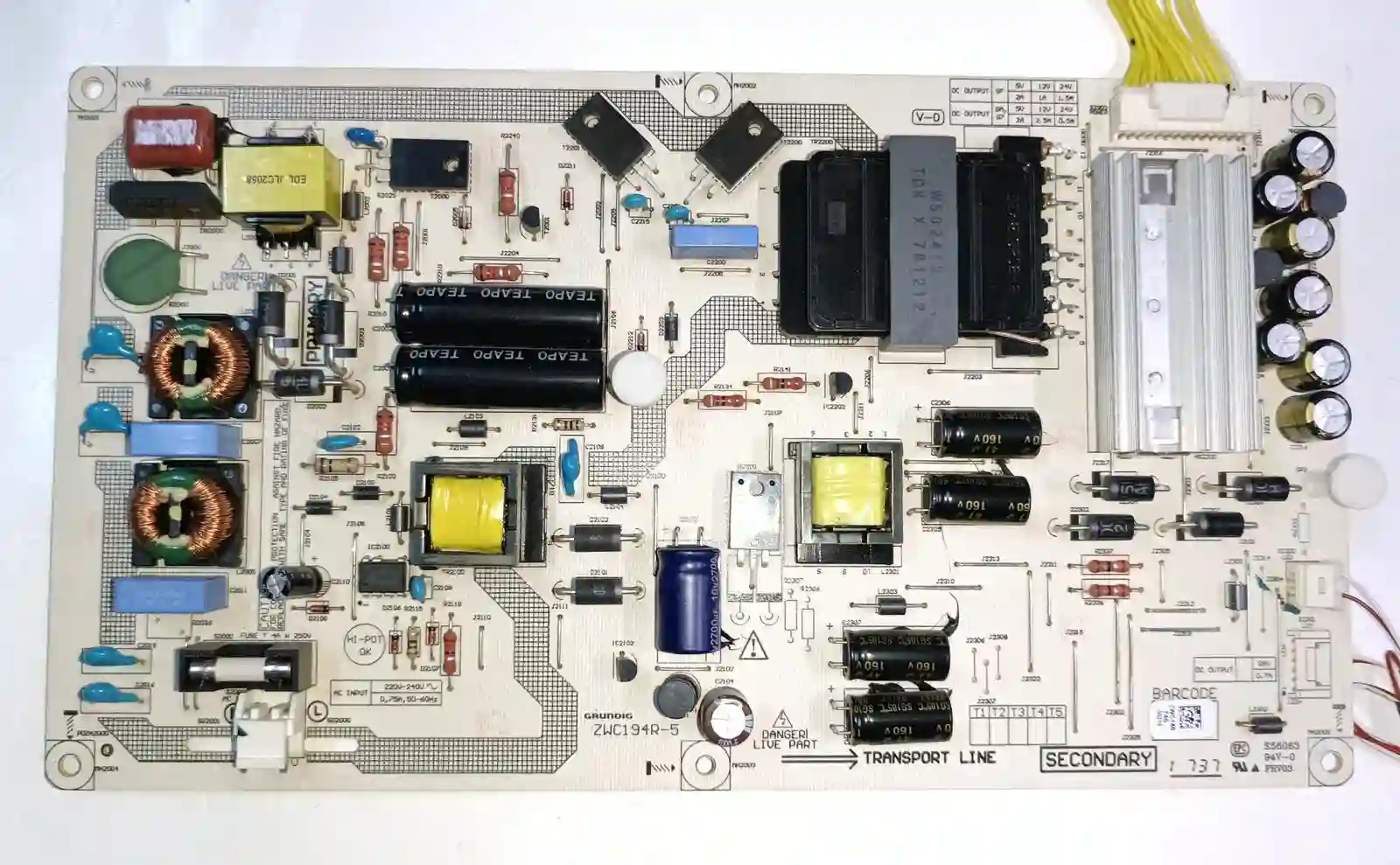 ZWC194R-5 ARCELIK-BEKO-GRUNDIG POWERBOARD