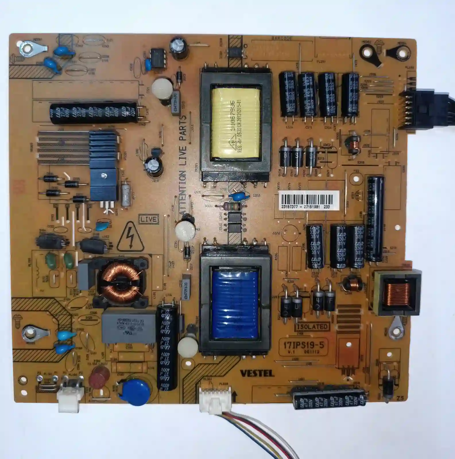 17IPS19-5 061112 VESTEL 40" POWERBOARD