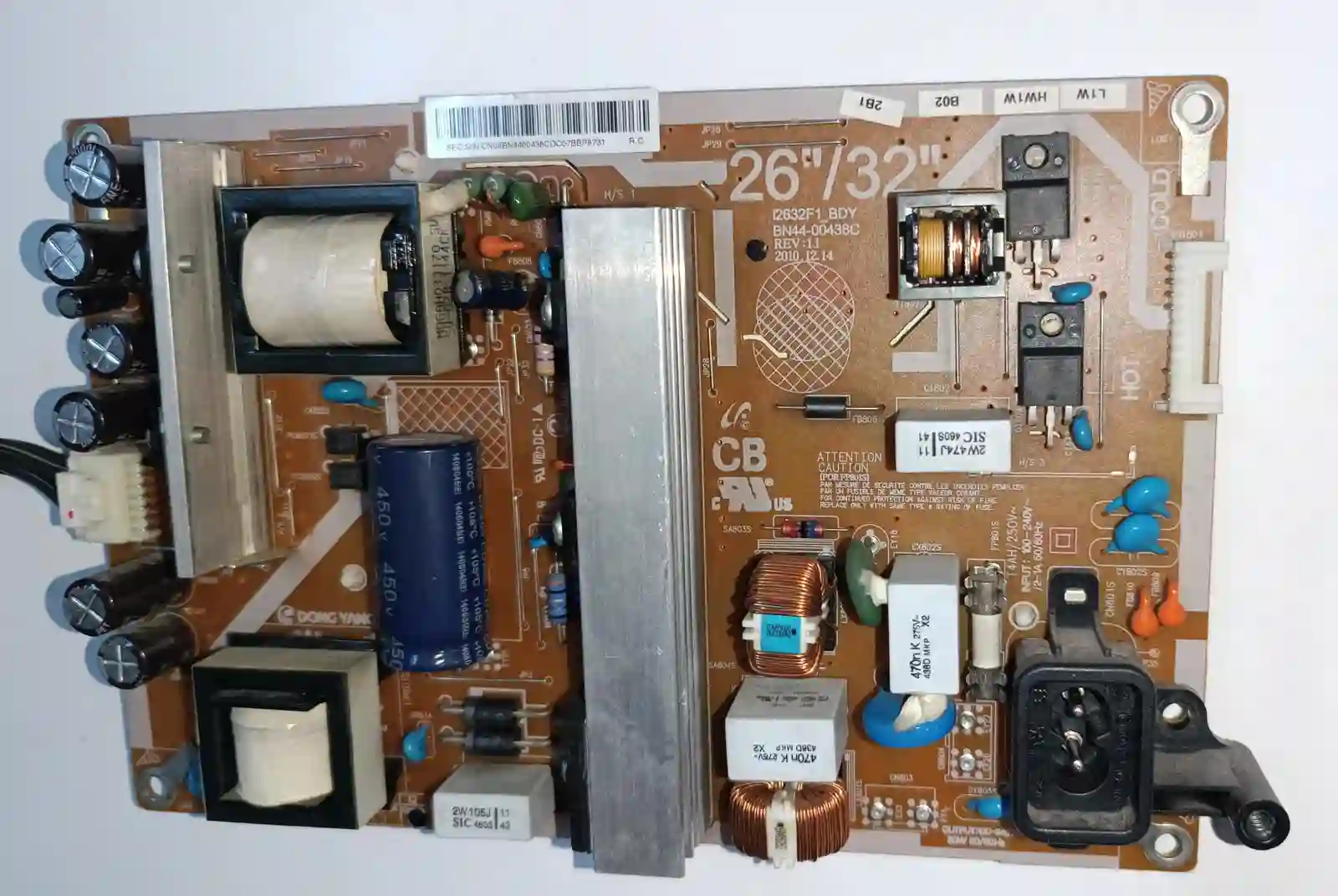 BN44-00438C SAMSUNG POWERBOARD
