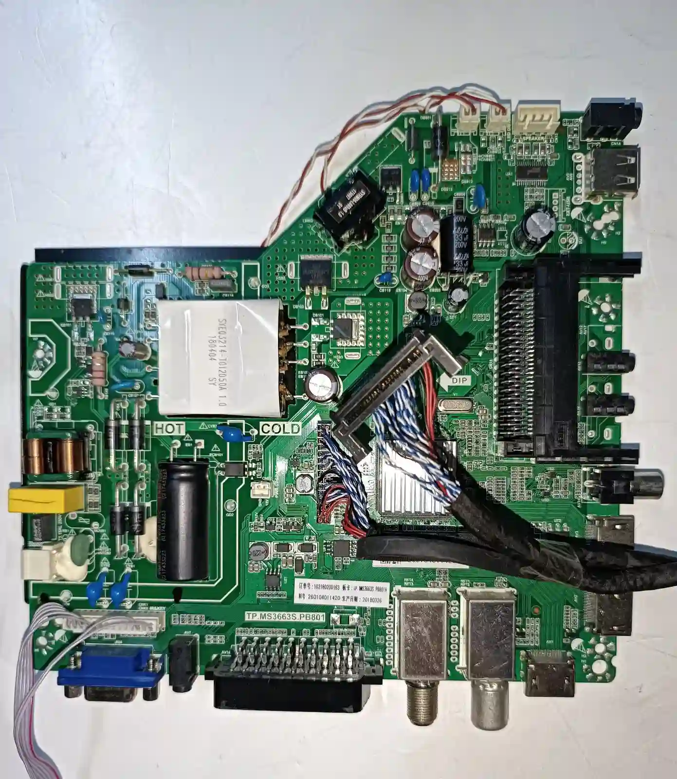 TP.MS3663S.PB801 ARCELIK-BEKO-ALTUS-PEAQ-PROFILO-ORA-TELEFOX ANAKART