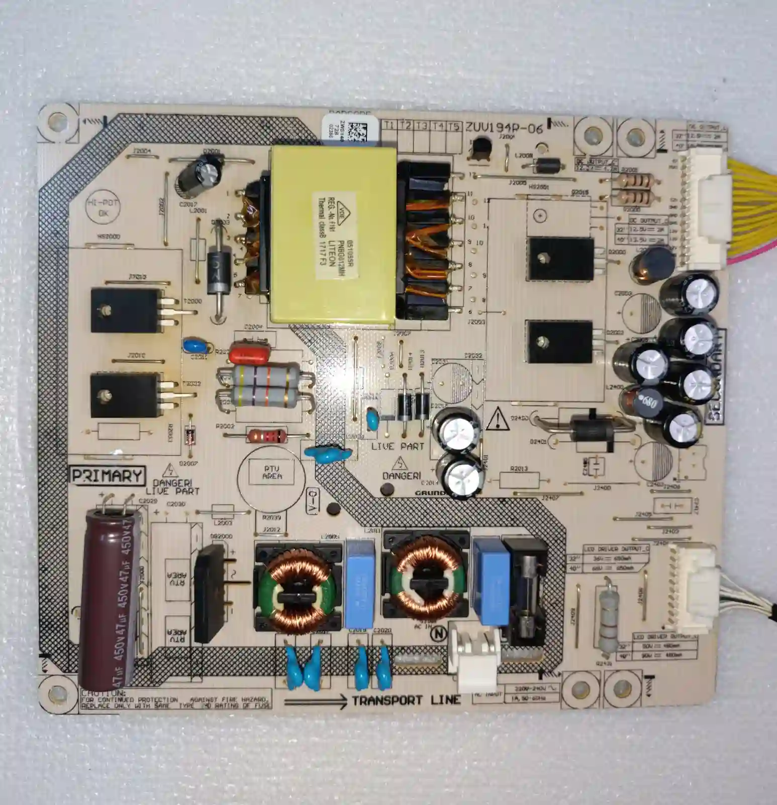 ZUV194R-06 ARCELIK-BEKO-GRUNDIG-ALTUS POWERBOARD