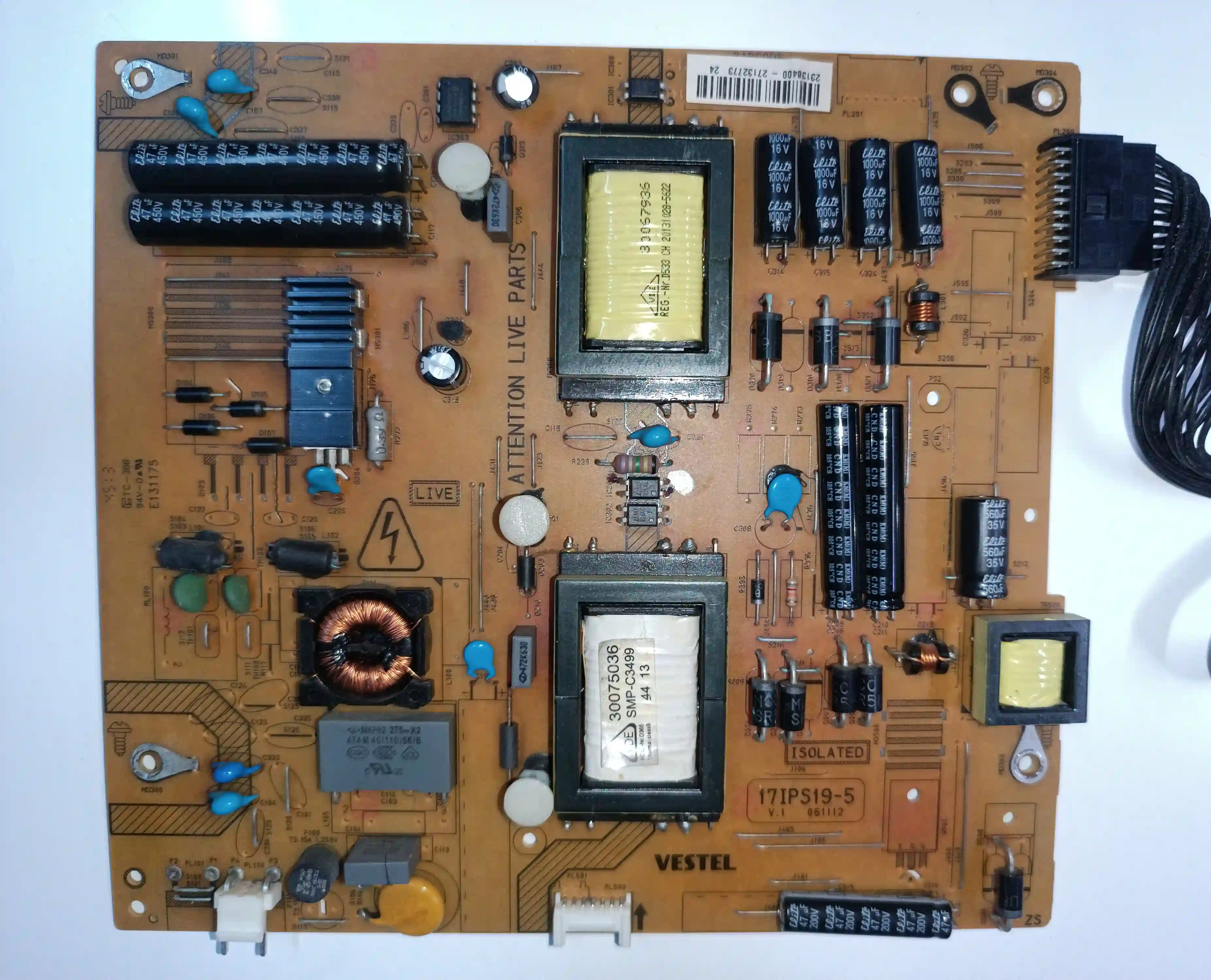 17IPS19-5 061112 VESTEL POWERBOARD