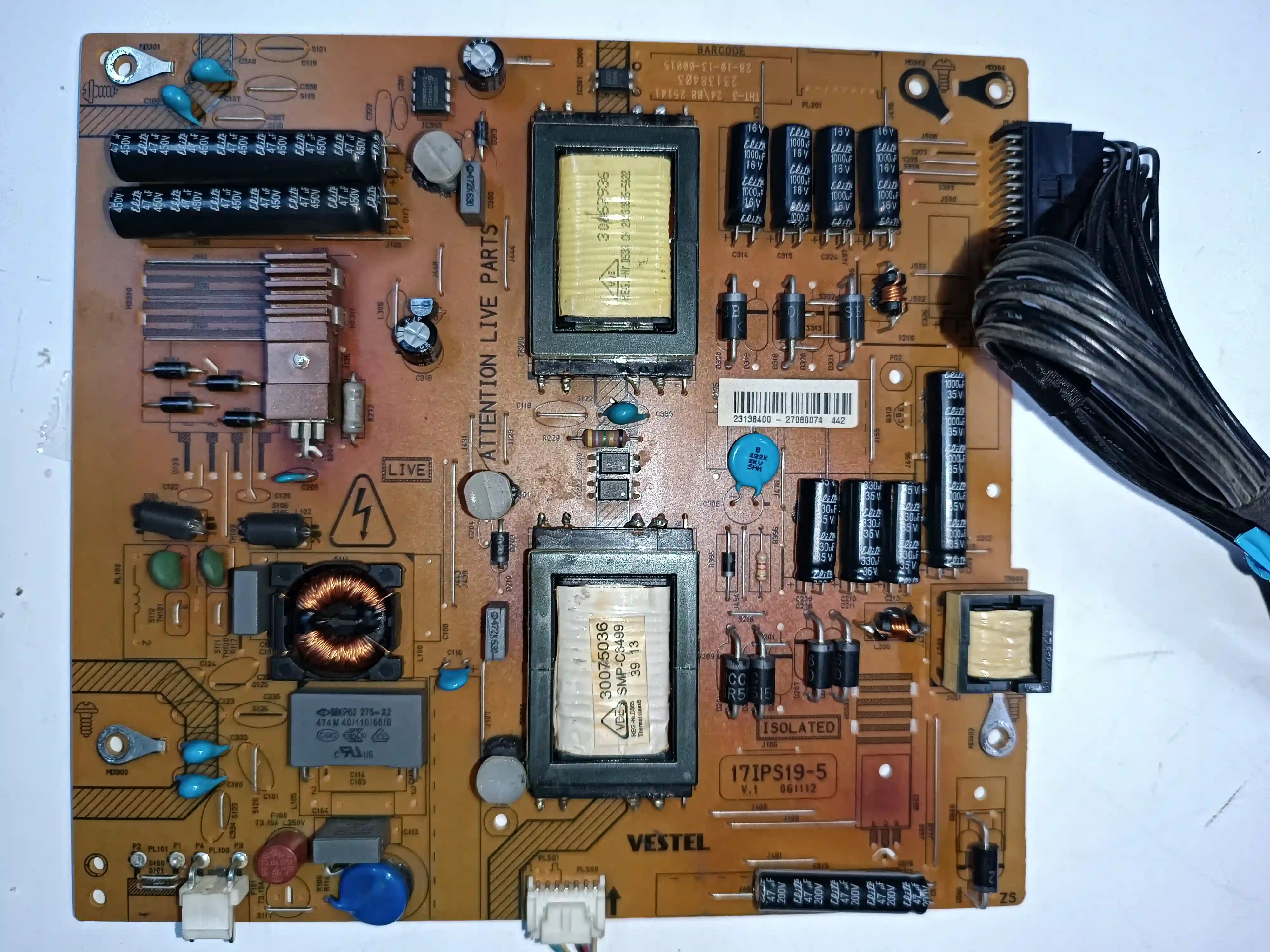 17IPS19-5 061112 VESTEL 40" POWERBOARD