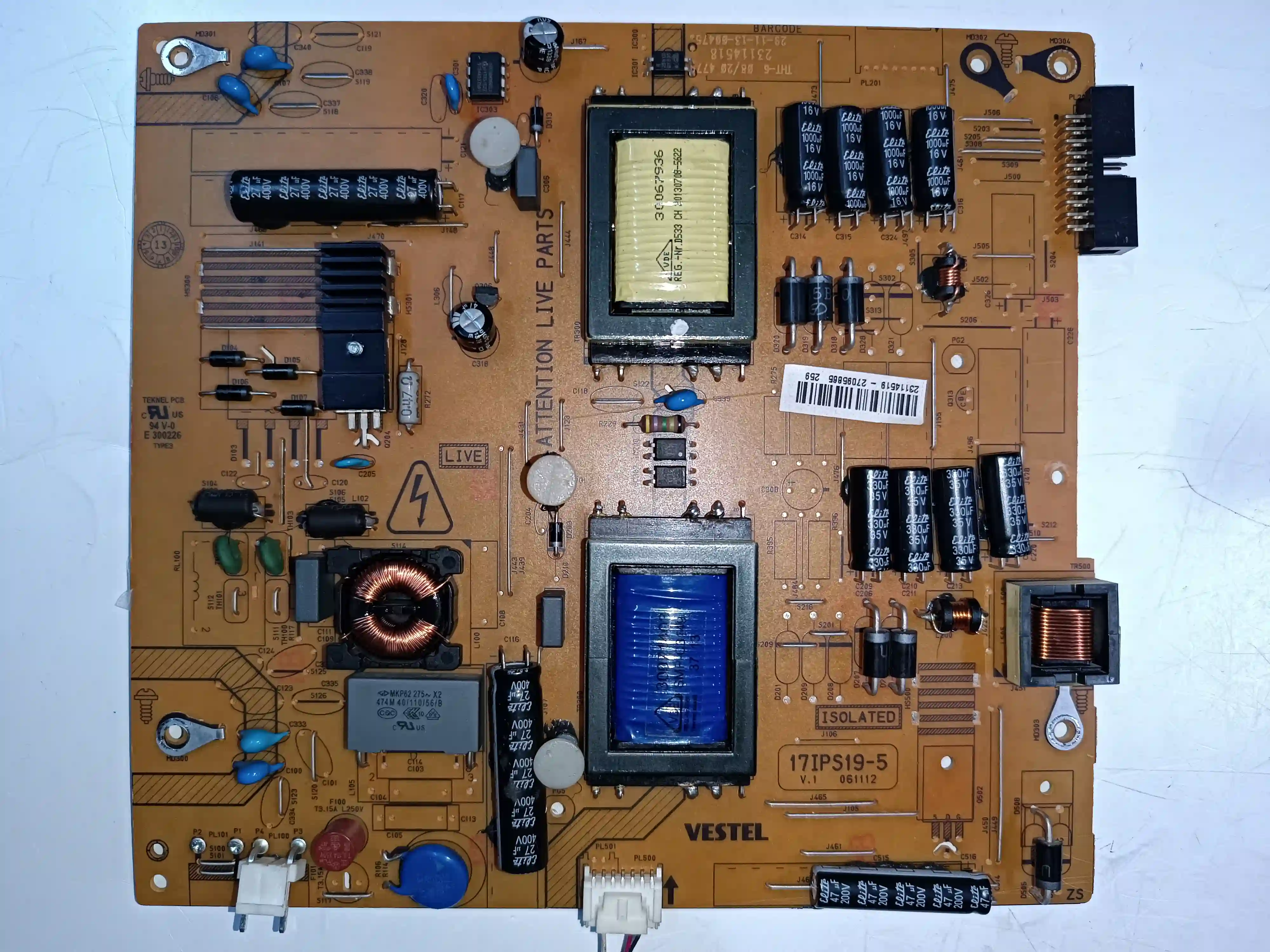 17IPS19-5 061112 VESTEL POWERBOARD