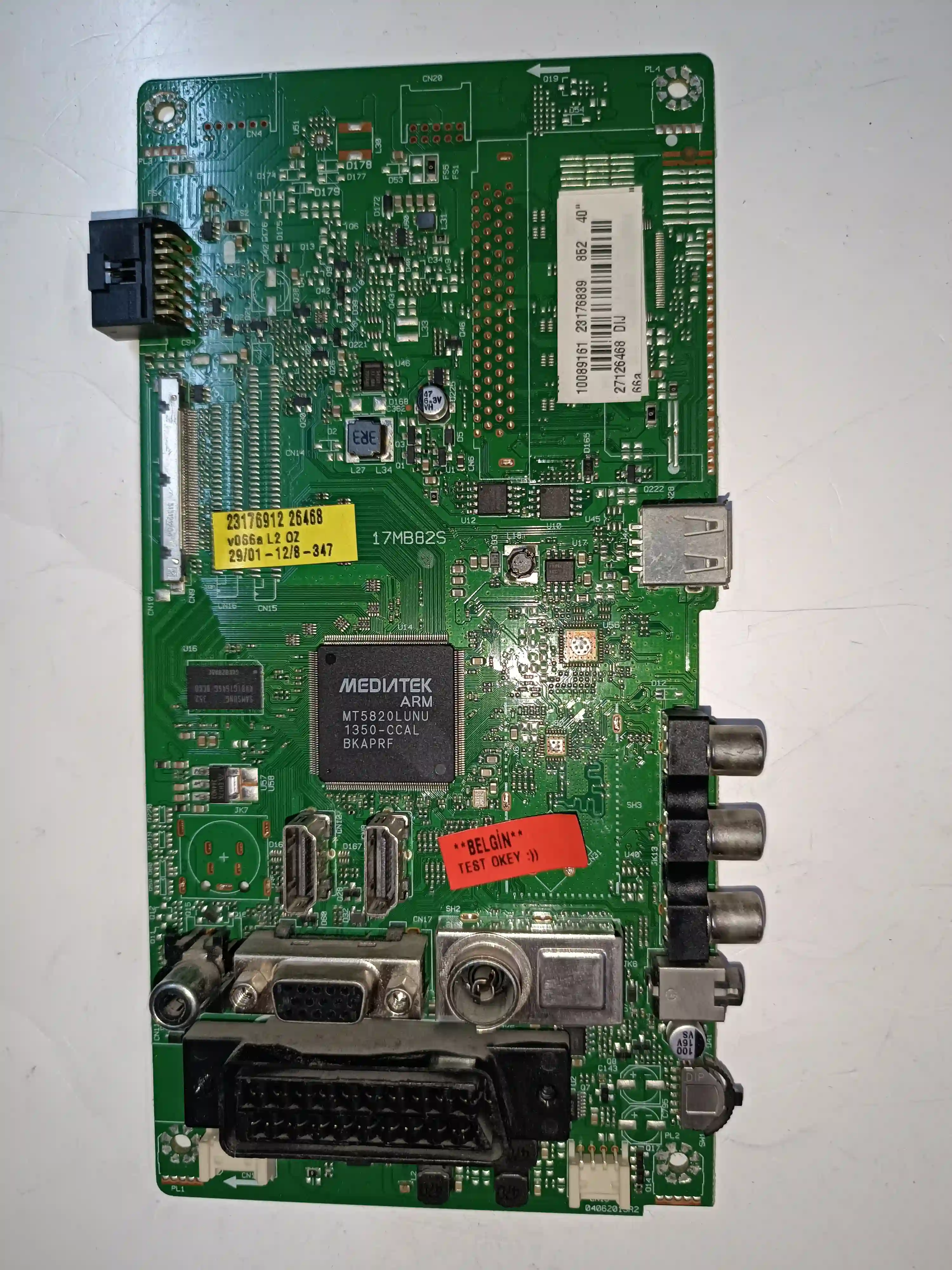 17MB82S VESTEL ANAKART (ÖN PANEL)