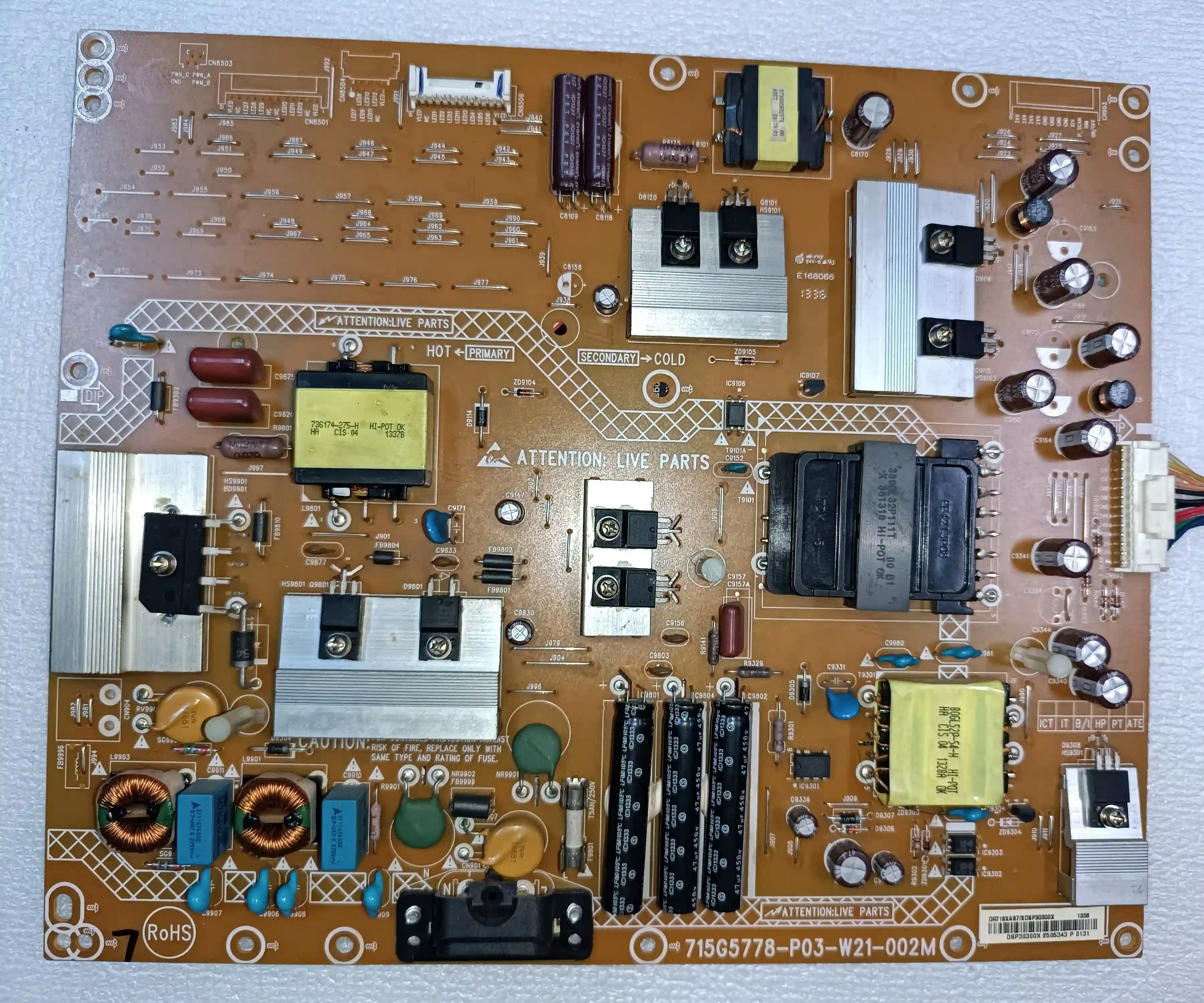 715G5778-P02/P01-000-002S , P03-W21-002M PHILIPS POWERBOARD
