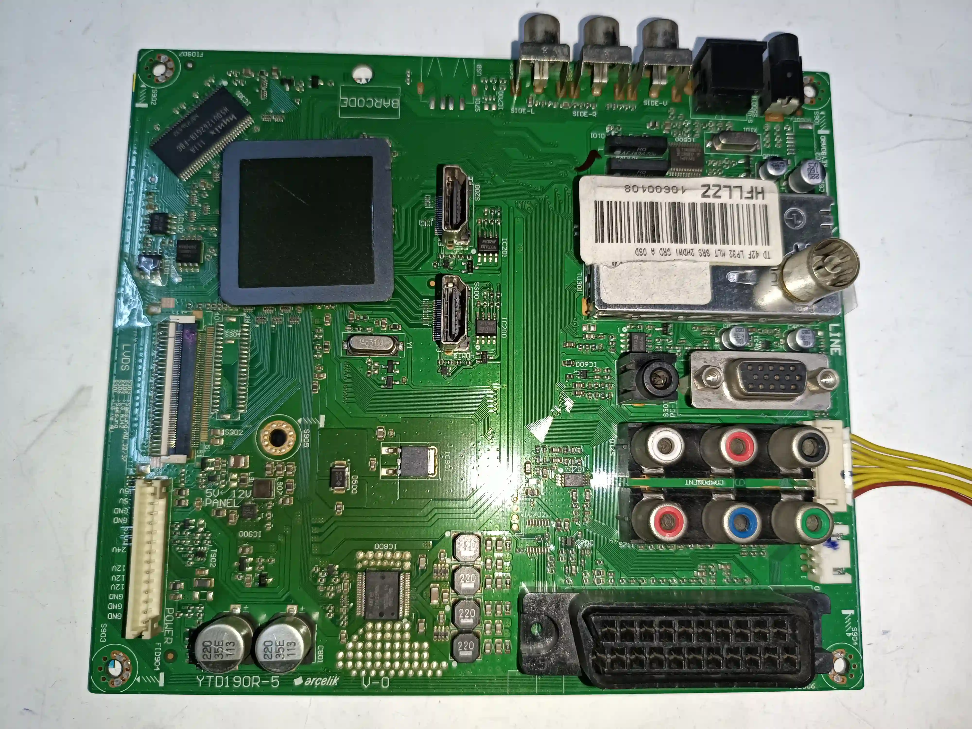 YTD190R-2/5 ARCELIK-BEKO ANAKART