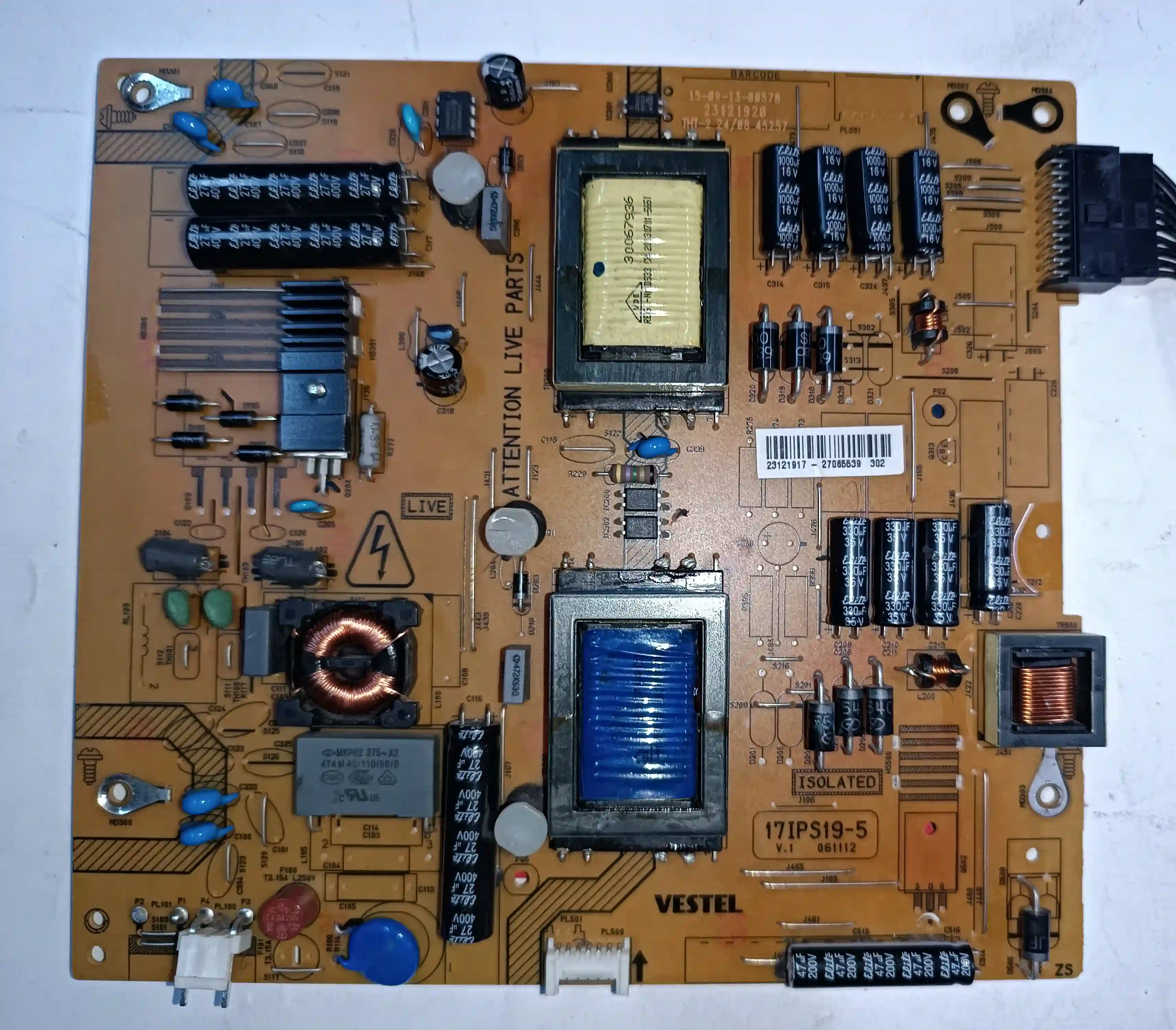 17IPS19-5 061112 VESTEL 40" POWERBOARD