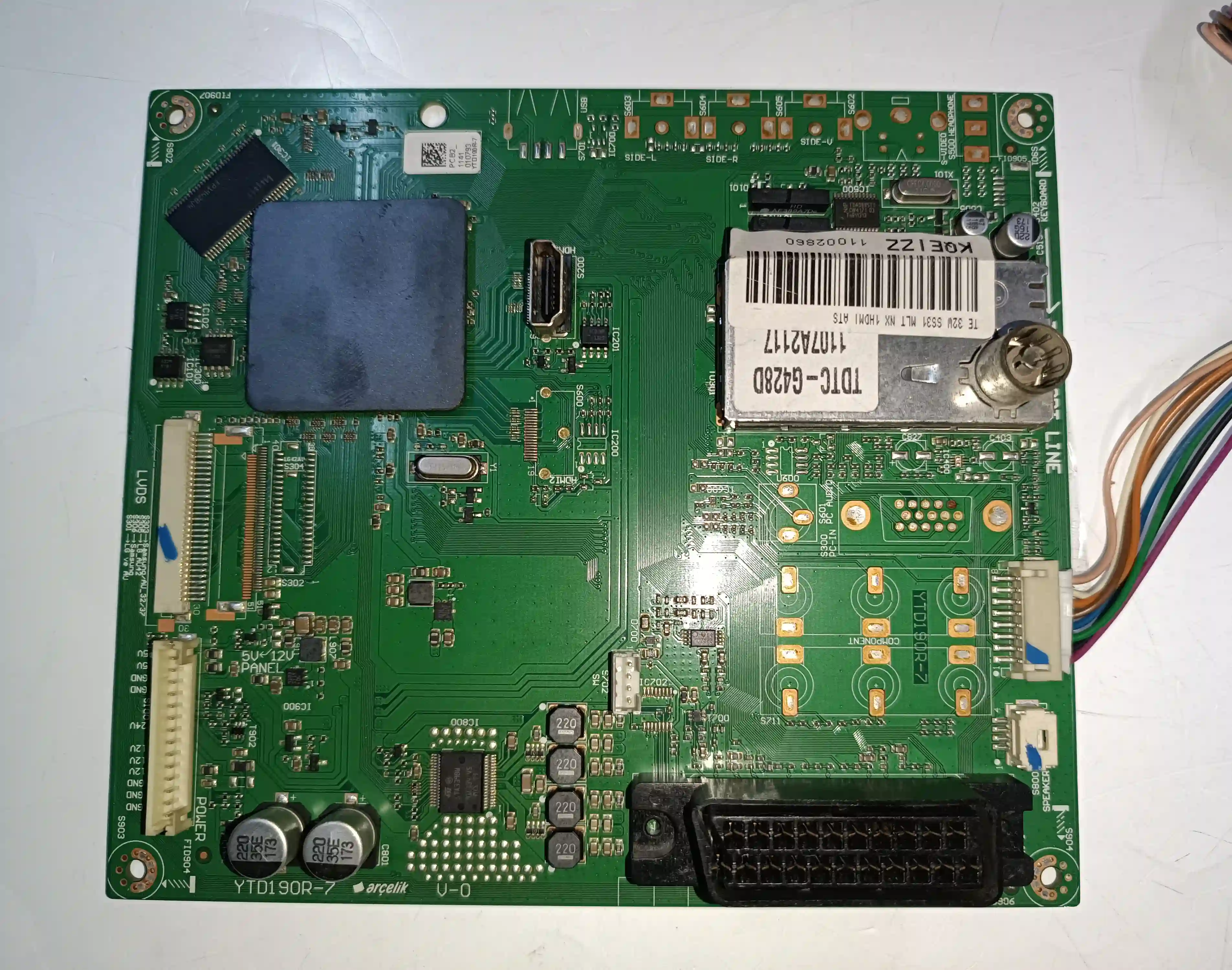 YTD190R-7 ARCELIK-BEKO-GRUNDIG ANAKART